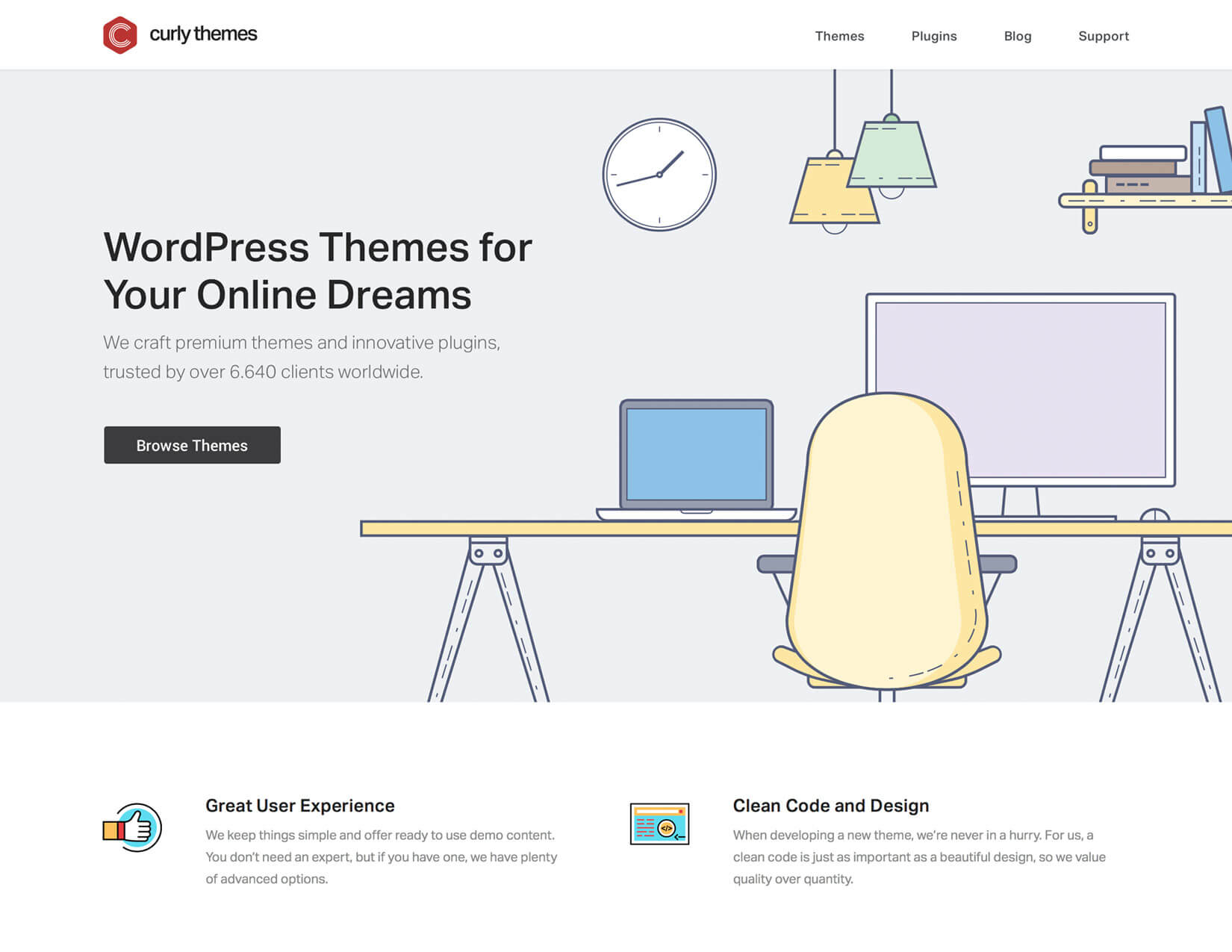 Curly Themes WordPress Website Deconstructed